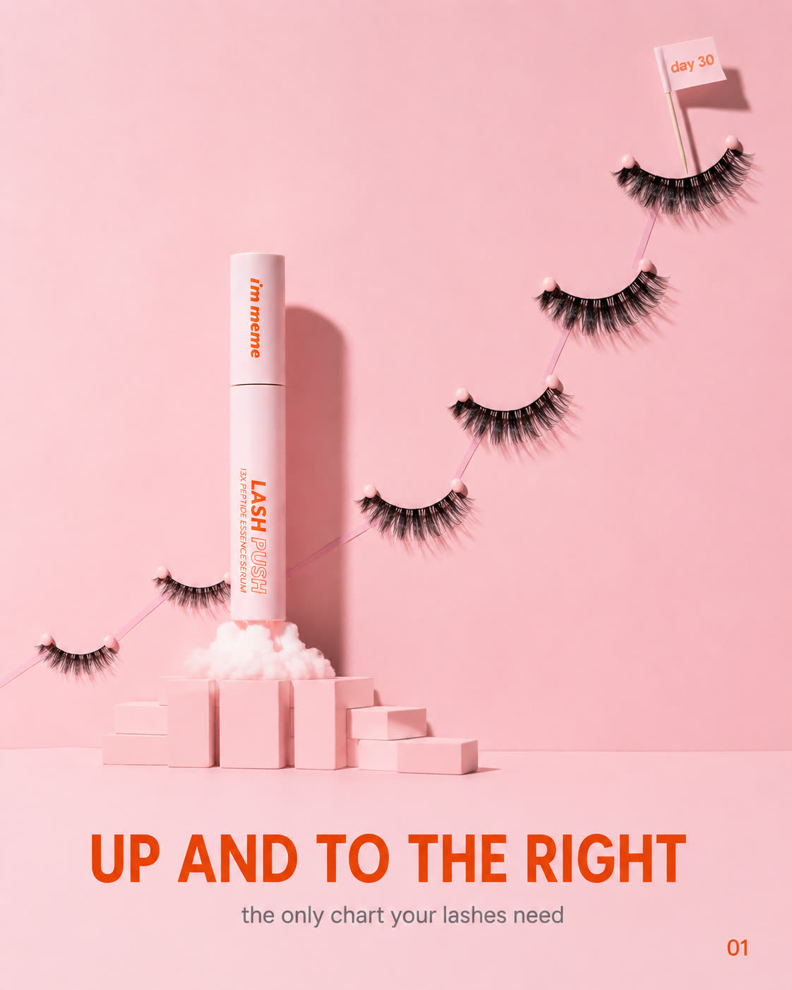 Static ad - lash serum product